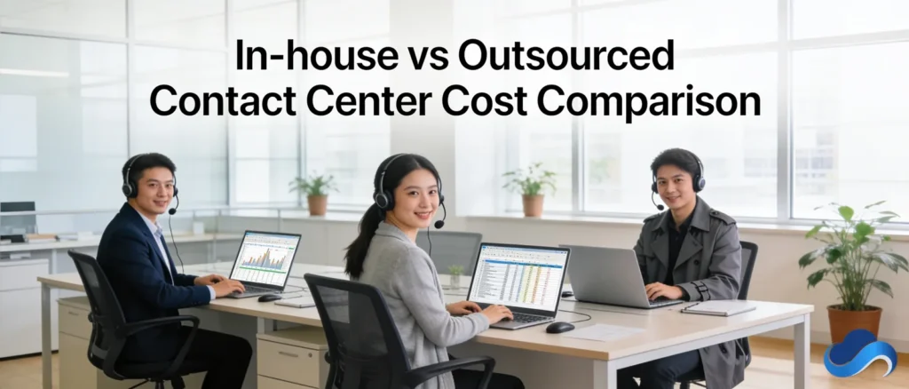 Full-time in-house agents are only productive for roughly 55-60% of their paid shift, meaning employers