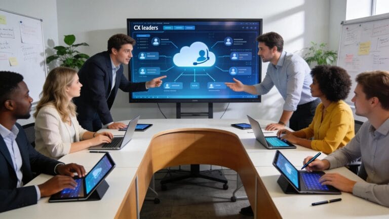 Cloud contact center team collaboration focusing on modern solutions